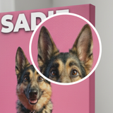 Custom Cartoon Dog Portrait